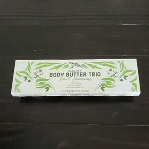 TRADER JOE'S Body Butter Trio Lavender Santal White Gardenia Pineapple Bergamot